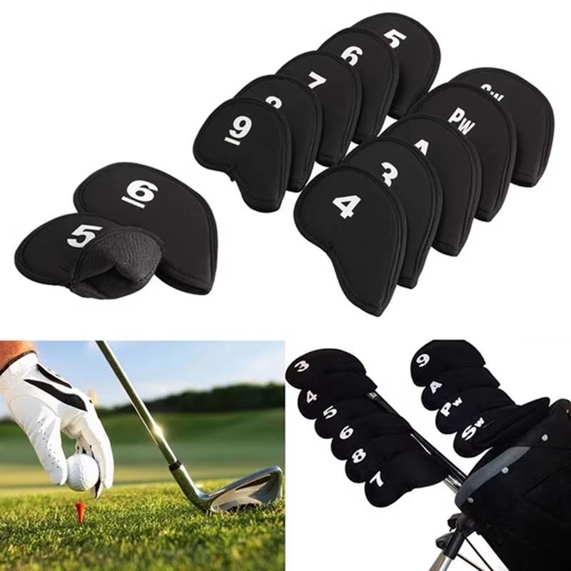 Golf Equipment Set - 10 قطعة نادي الغولف المحمولة الحديد