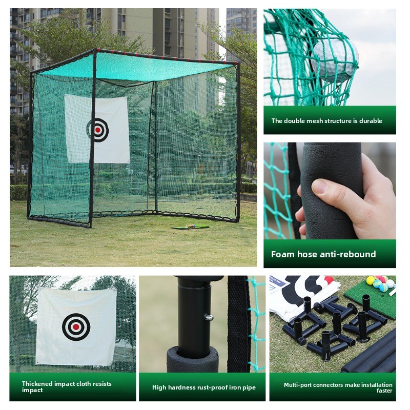 شبكة ممارسة الجولف 3M × 3m، قف - مراجعة X Golf Equipment وسعره