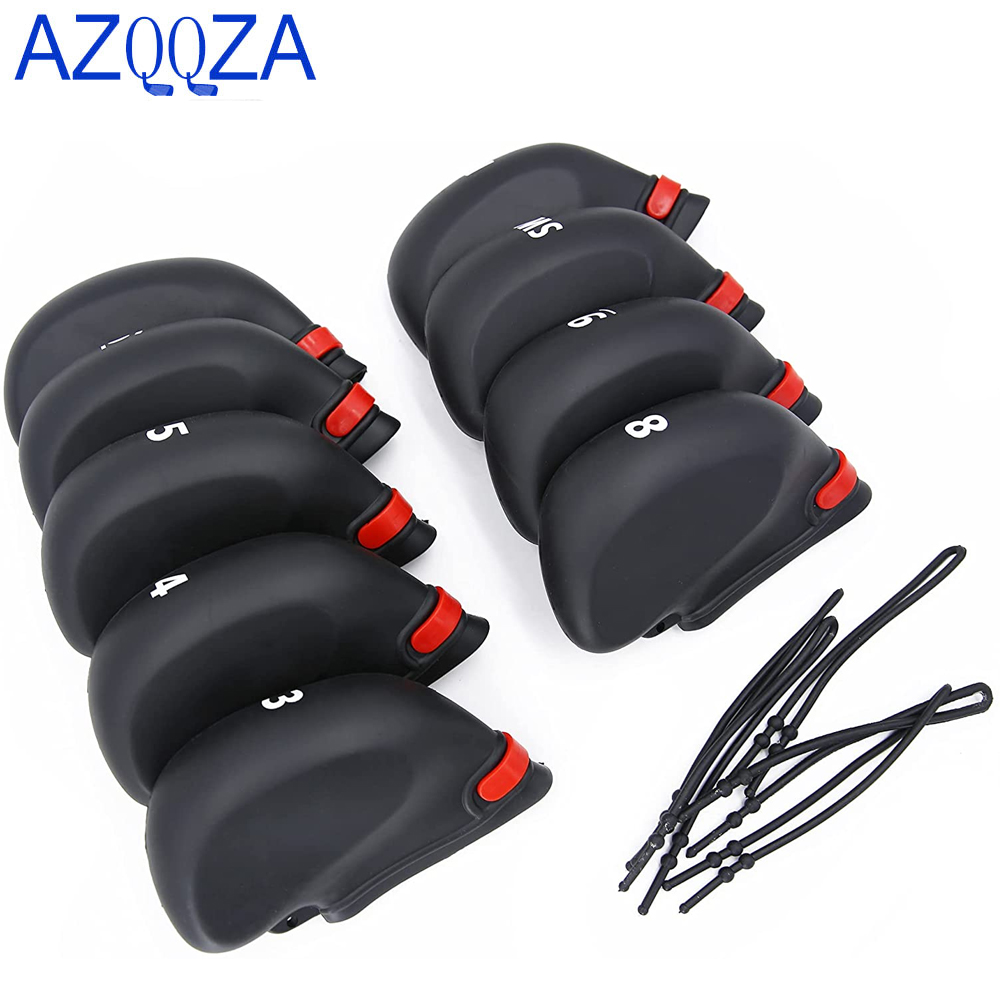 9 قطعة/المجموعة أسود نادي الغو - مراجعة Golf Equipment Set وسعره